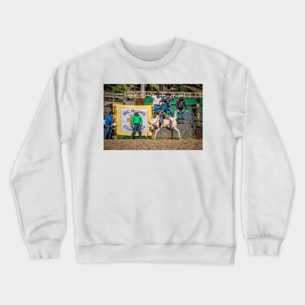 RODEOS, HORSES, COWBOYS Crewneck Sweatshirt by anothercoffee